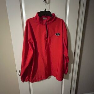 Red Georgia Bulldogs Pullover